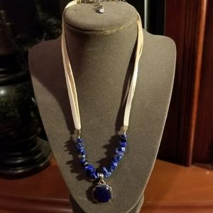 Vintage BARSE lapis gemstone necklace